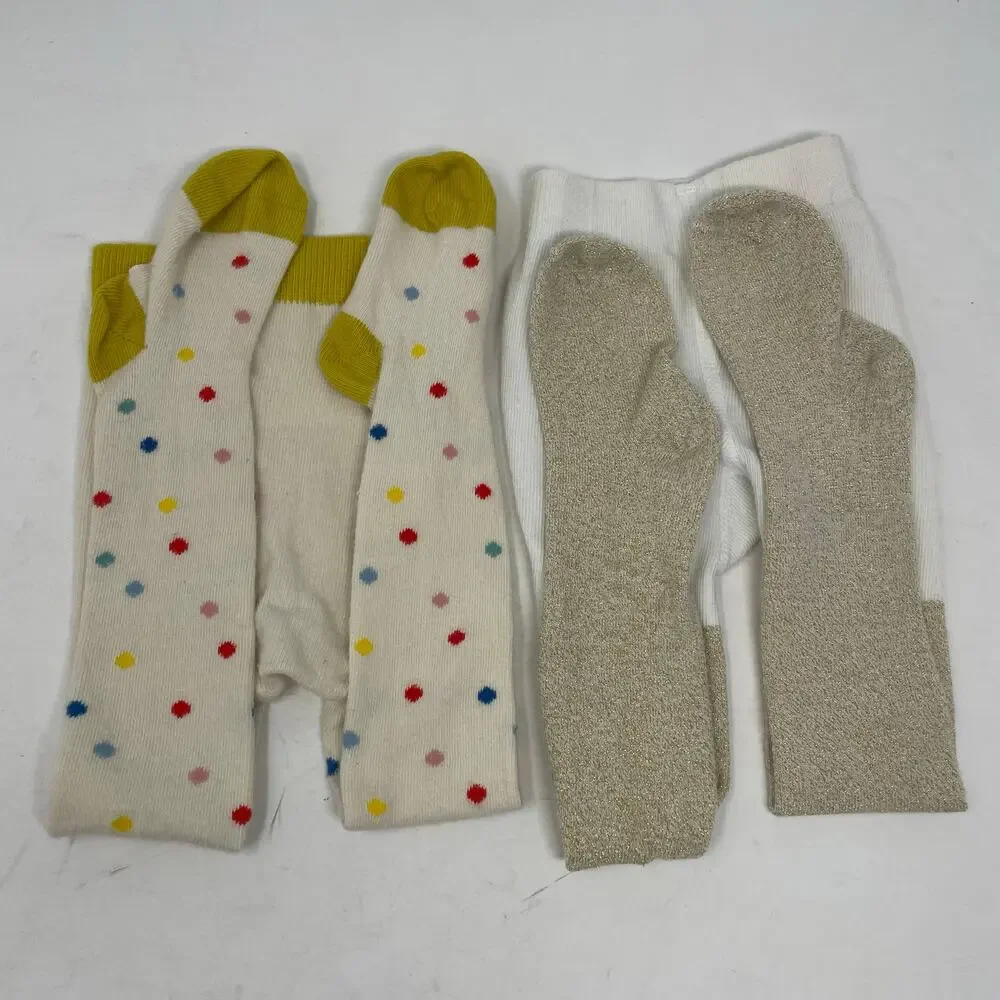 Boden & Janie & Jack Set of 2 Girl's Tights 12-24 Months